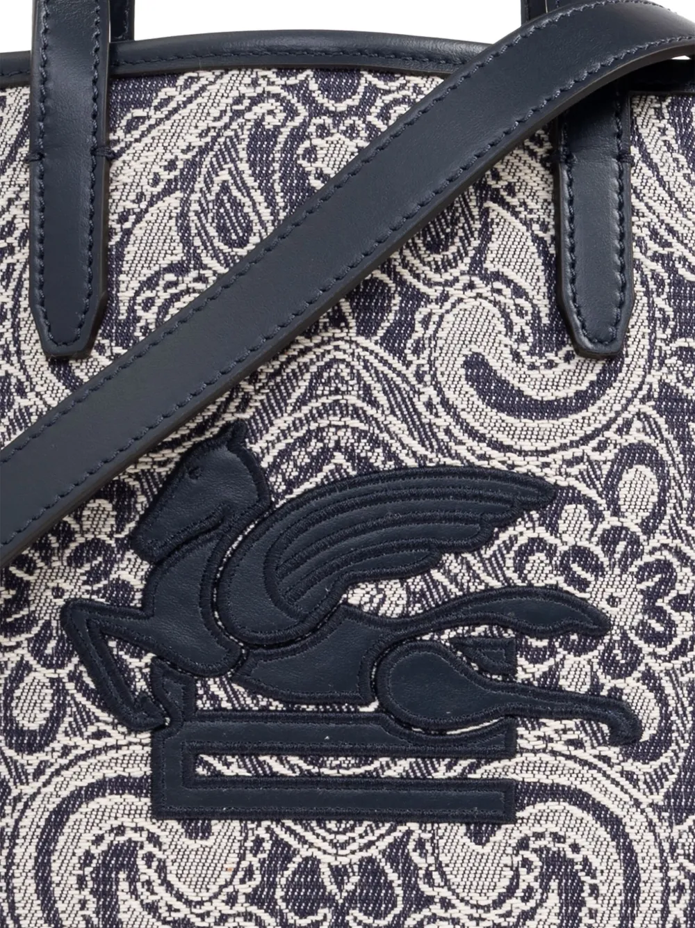 ETRO small Love Trotter paisley-pattern tote bag Blauw