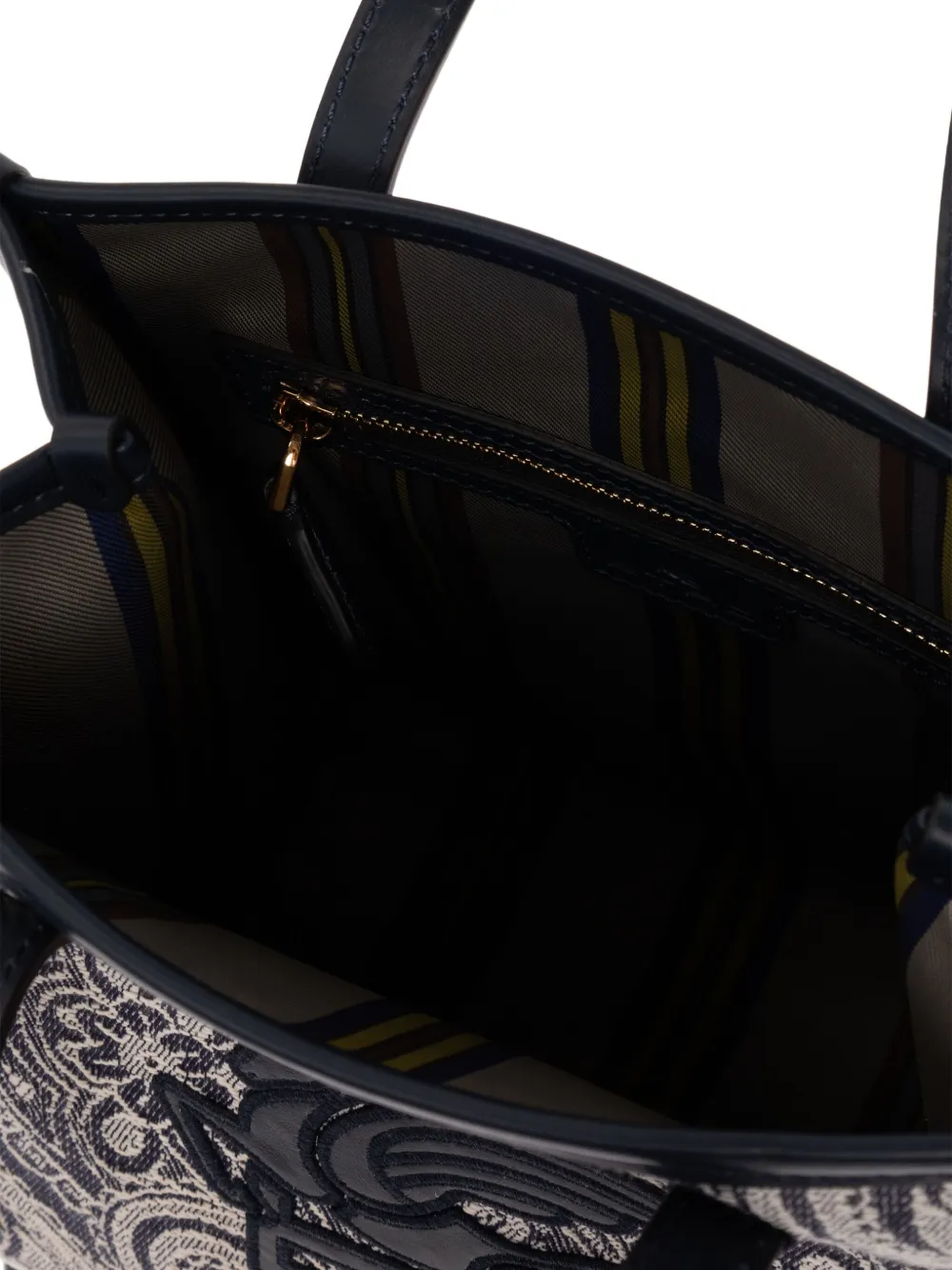 ETRO small Love Trotter paisley-pattern tote bag Blauw