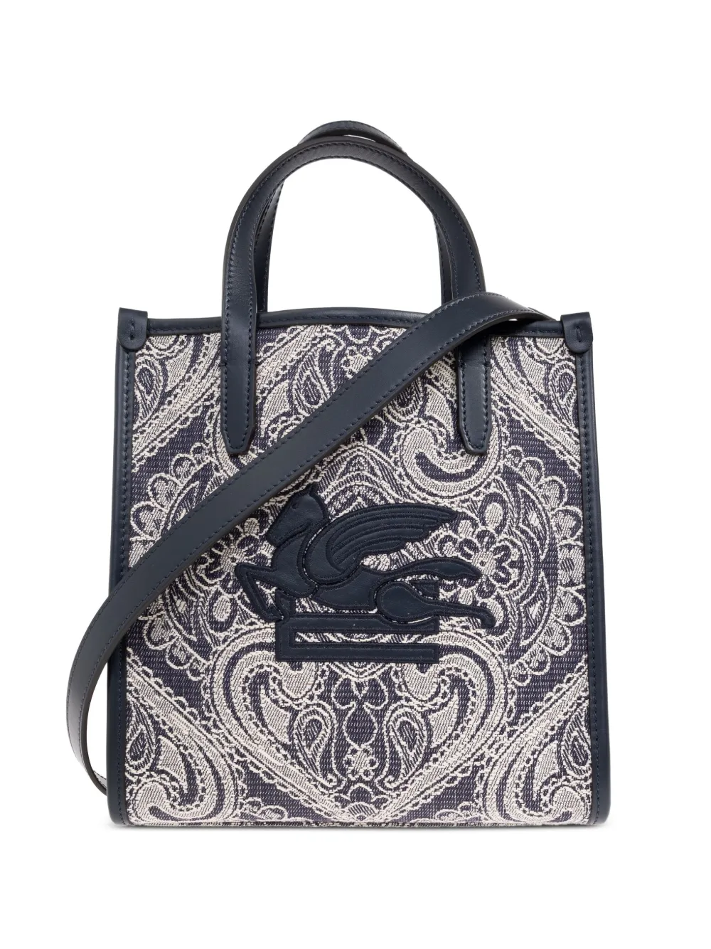 ETRO small Love Trotter paisley-pattern tote bag Blauw