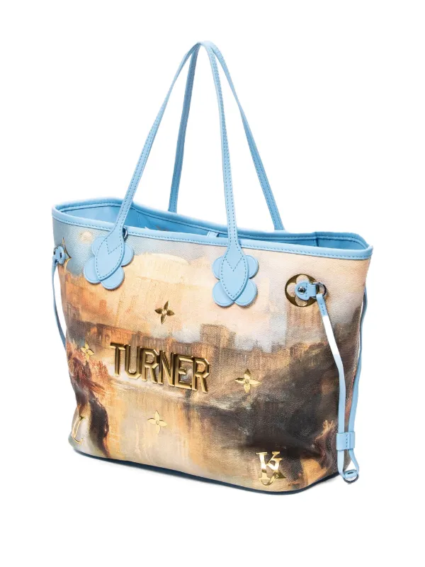 Louis Vuitton Pre-Owned Neverfull MM Jeff Koons Turner Painting