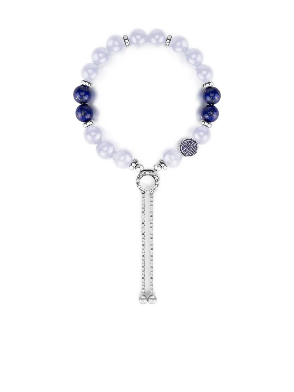 Shanghai Tang Tang Of Water Lapis Lazuli Bracelet In Silver