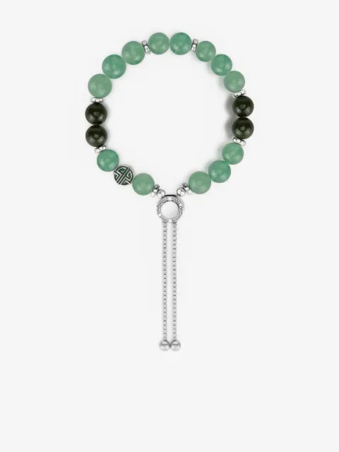 Shanghai Tang Tang of Wood jade beaded bracelet