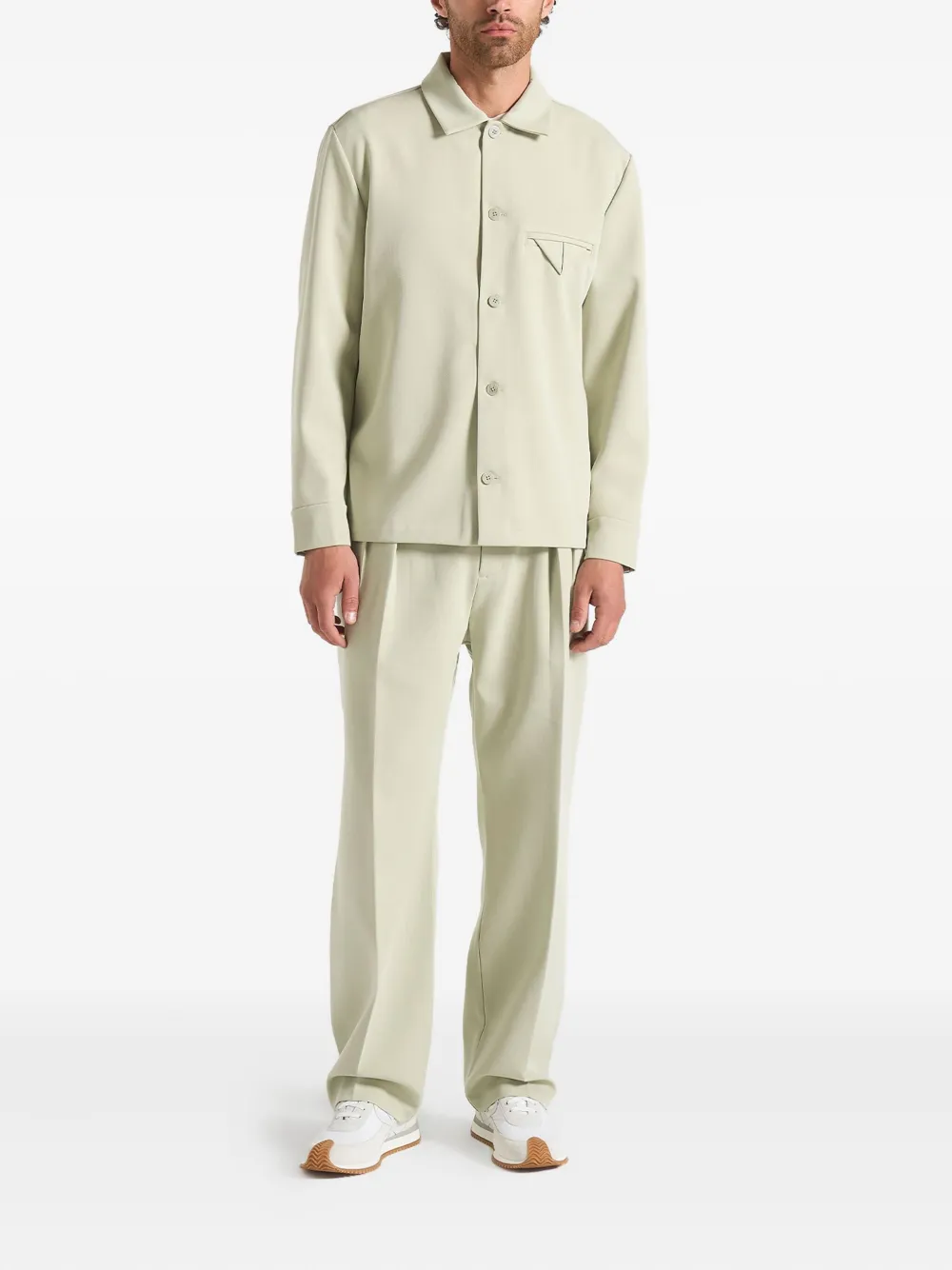 Manière De Voir Leo Overshirt In Neutral
