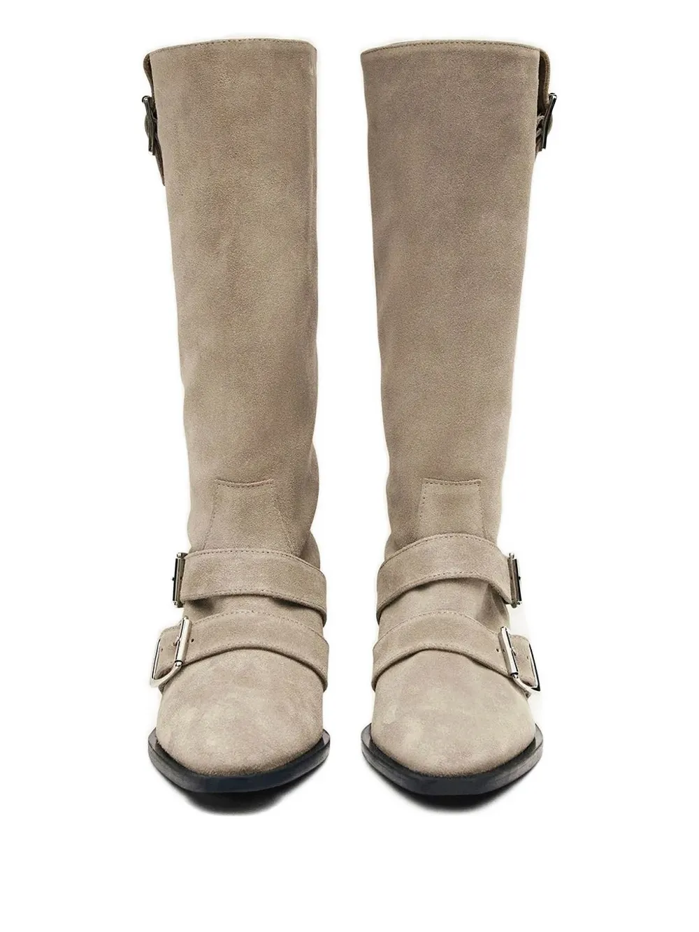 ALOHAS 45mm Ryder buckle-detail suede boots | Knee-High Boots | Image 2