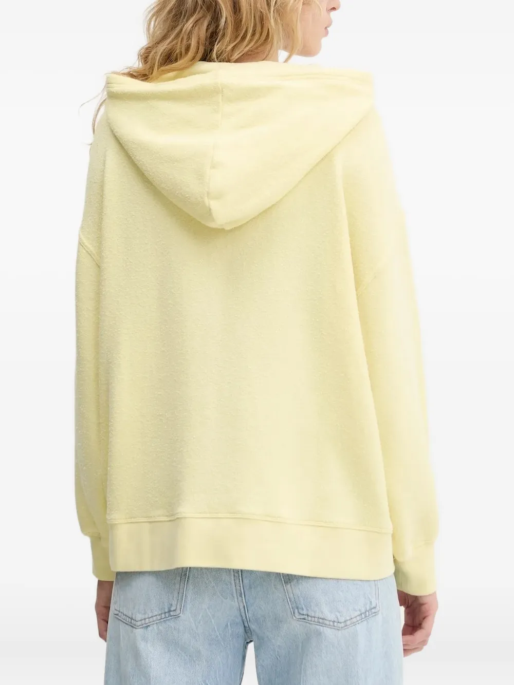 American Vintage Hoodie met rits - Geel