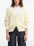 American Vintage logo-patch cardigan - Yellow