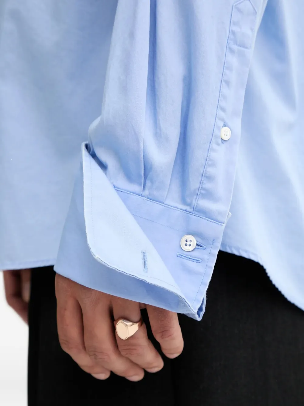 Bluemarble Button-cuff Shirt In Blue