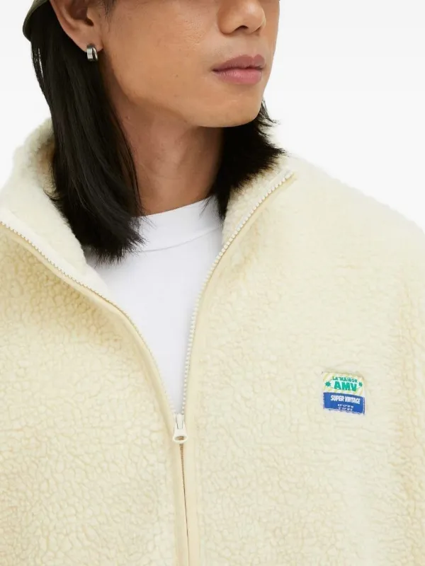 American Vintage Fleece zip-up Jacket | Neutrals | FARFETCH
