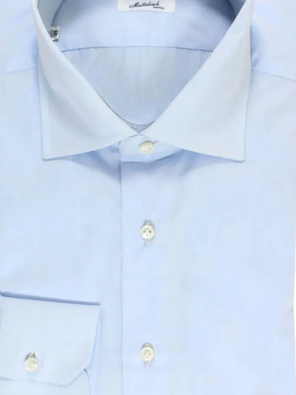 MATTABISCH cotton shirt - Blauw