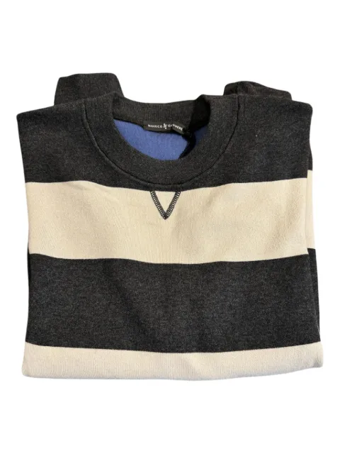 MANRICO CASHMERE striped crew-neck sweater