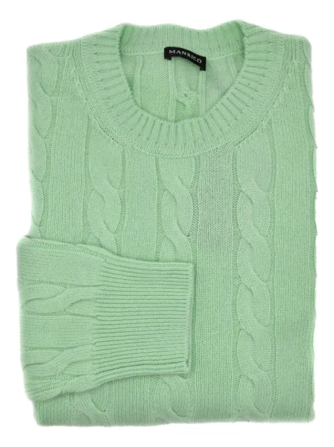 MANRICO CASHMERE cable-knit cashmere sweater