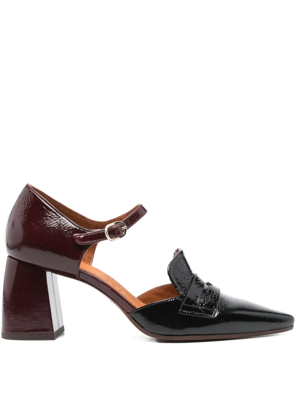Chie Mihara 70mm Alinea block-heel ankle-strap pumps Black