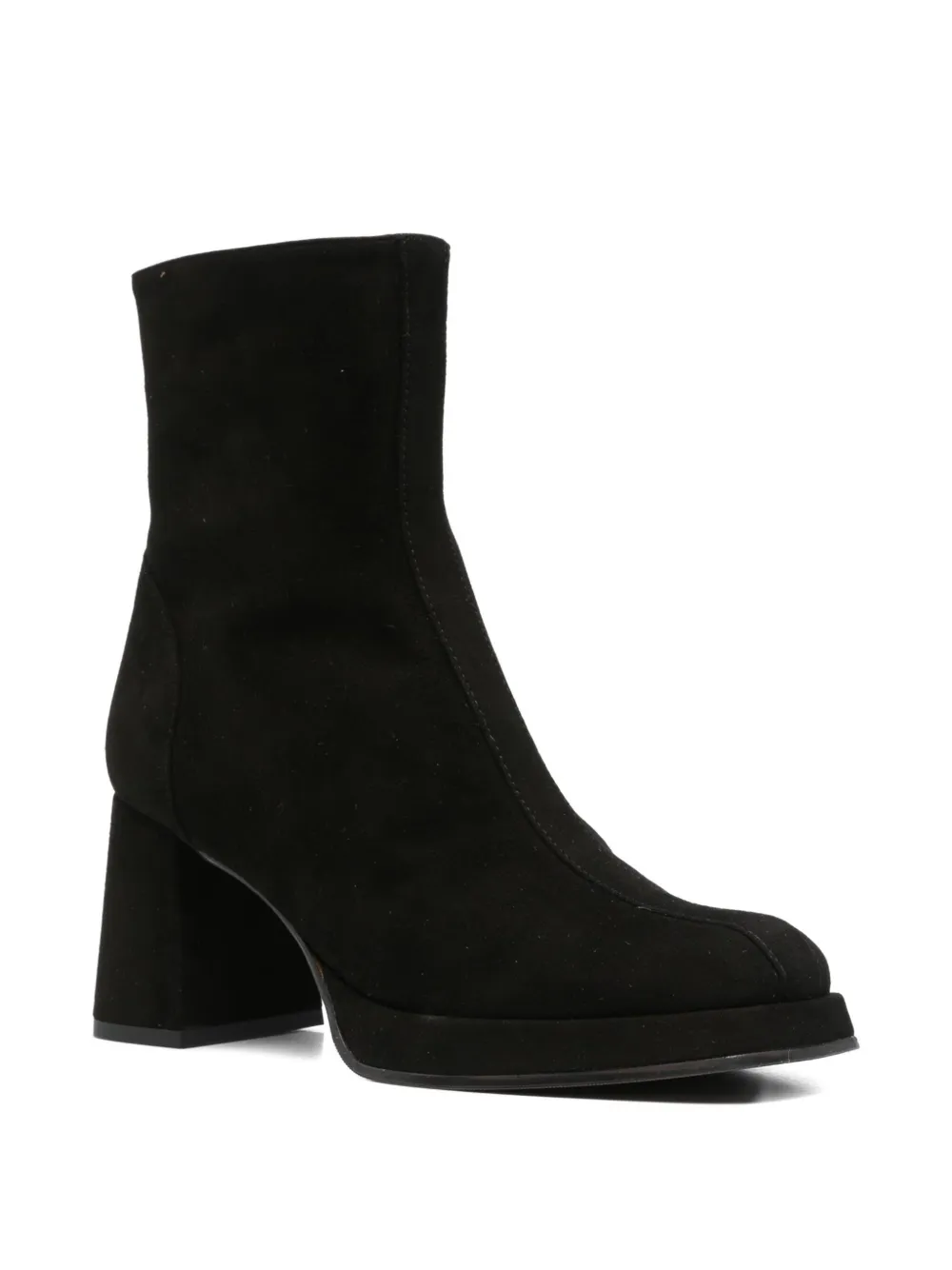 Chie Mihara 70mm block-heel ankle boots Black
