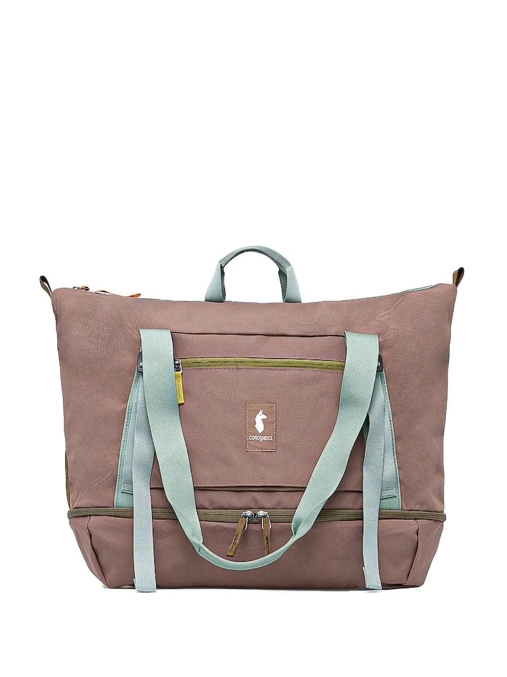 COTOPAXI double-handle zipped holdall | Brown | Image 1