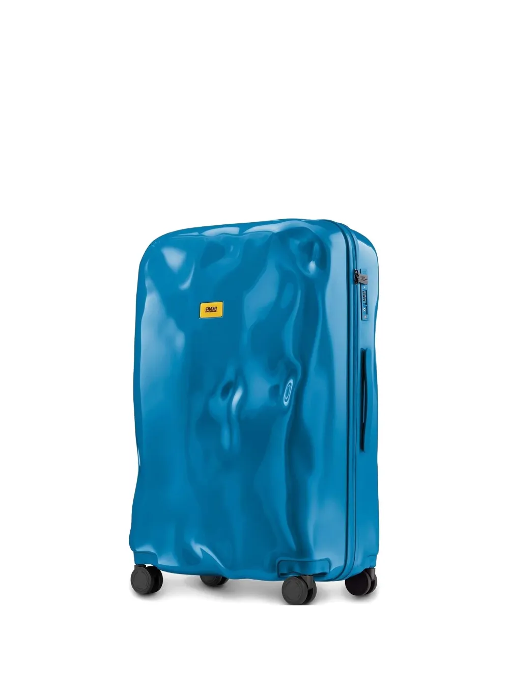 Crash Baggage Icon deformed-shell luggage | Blue | Image 1