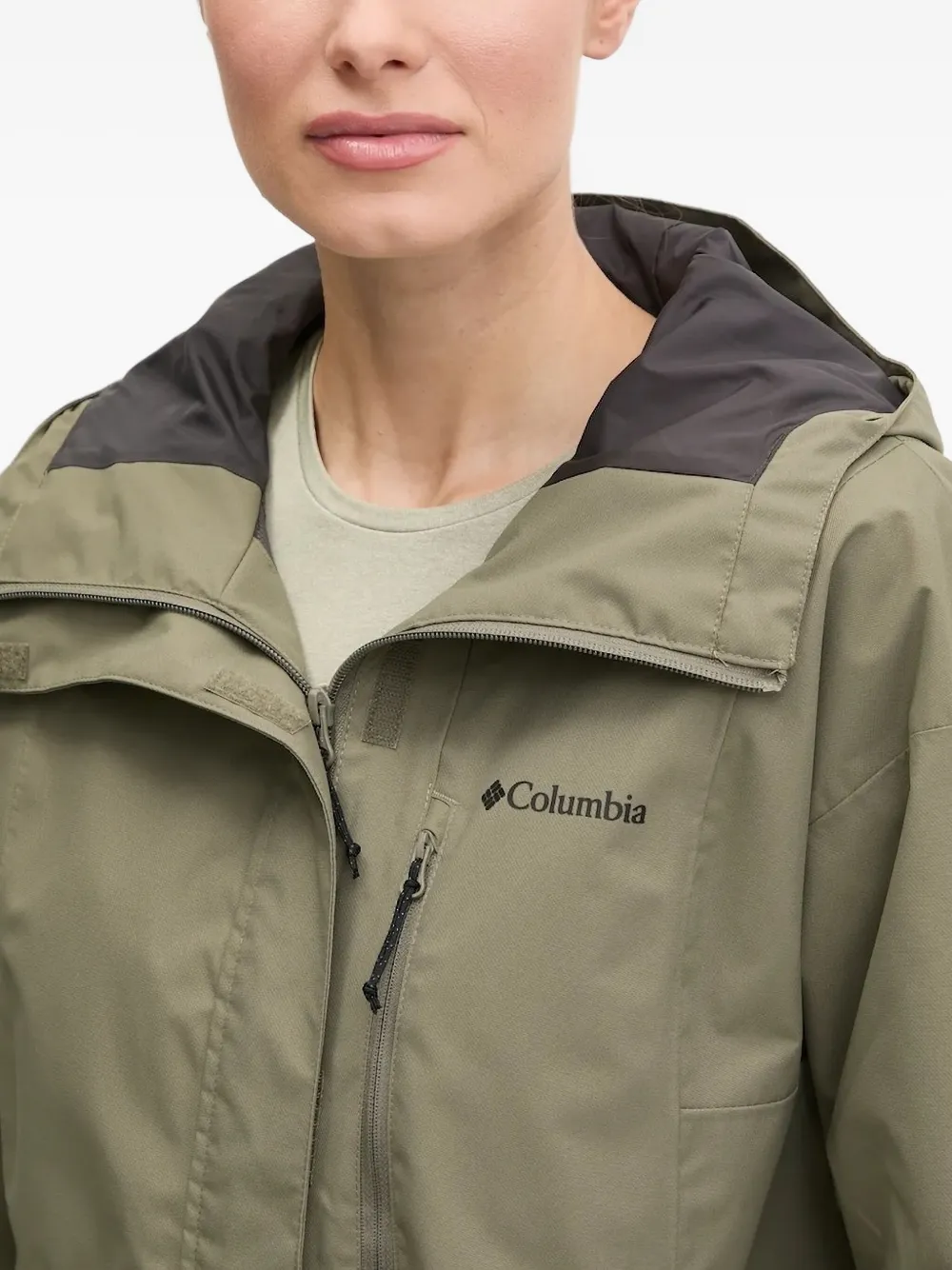 Columbia Jack met capuchon Groen