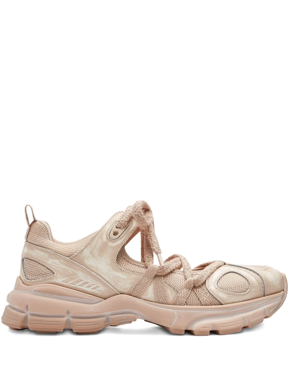 Axel Arigato lace-up low-top sneakers LIGHT PINK WHITE