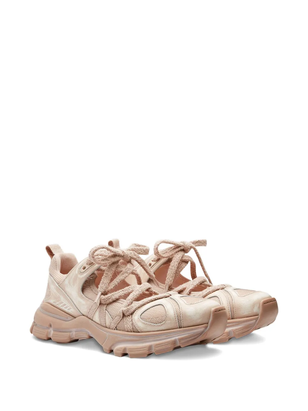Axel Arigato lace-up low-top sneakers LIGHT PINK WHITE