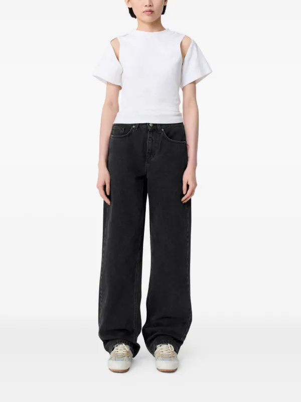 【関税込み】Axel Arigato ブラック Sly ミッドライズ ジーンズ Axel Arigato Sly ミッドライズ ジーンズ | ブラック | FARFETCH JP