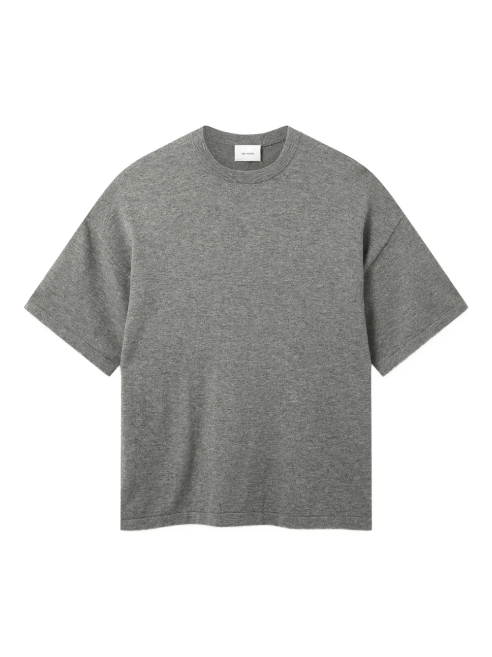 Axel Arigato Distort knitted back-logo T-shirt Grijs