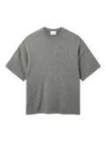 Axel Arigato Distort knitted back-logo T-shirt - Grey