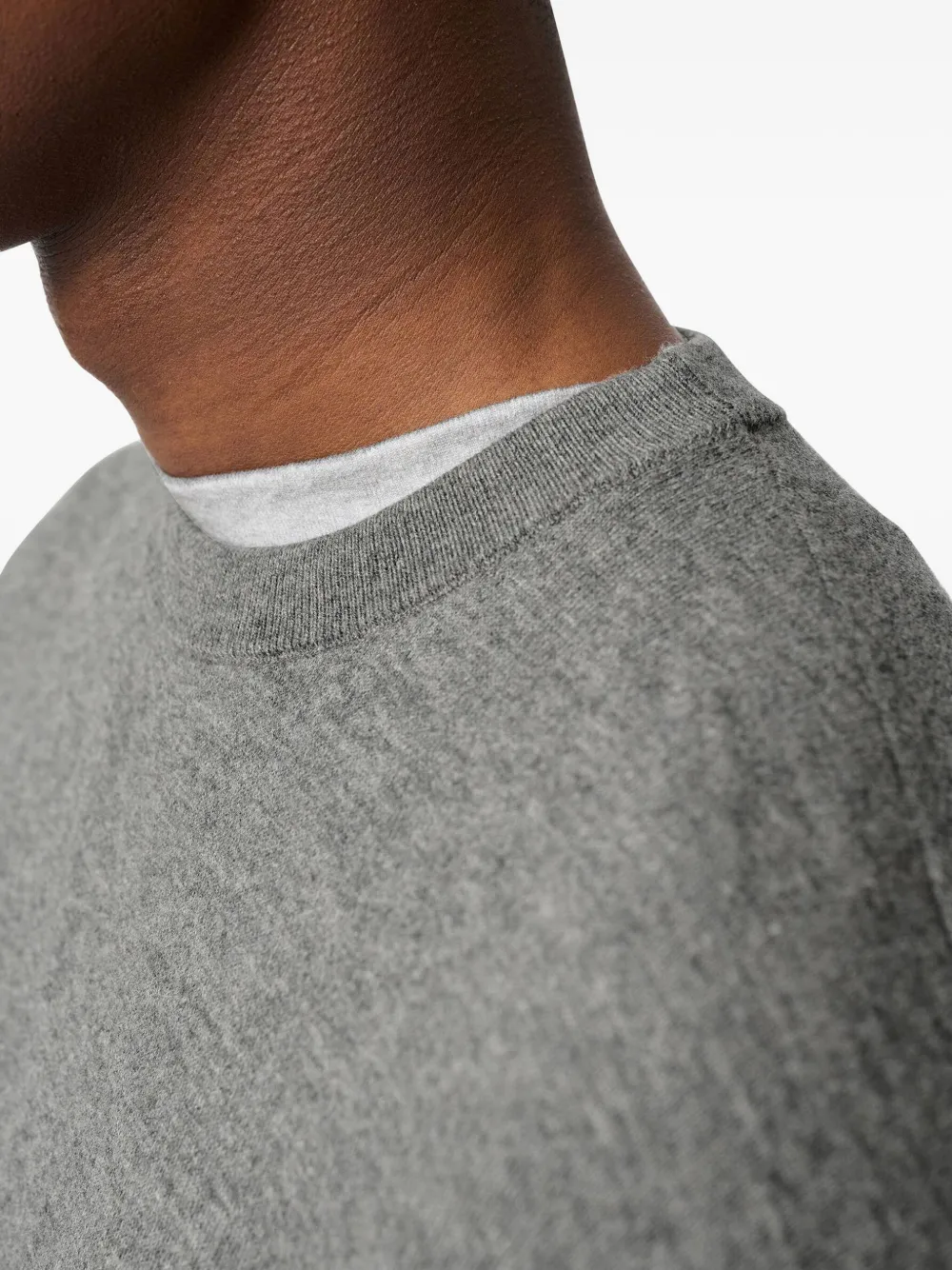 Axel Arigato Distort T-shirt met logo op de rug Grijs