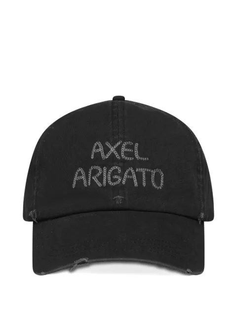 Axel Arigato chain-stitch distressed cap