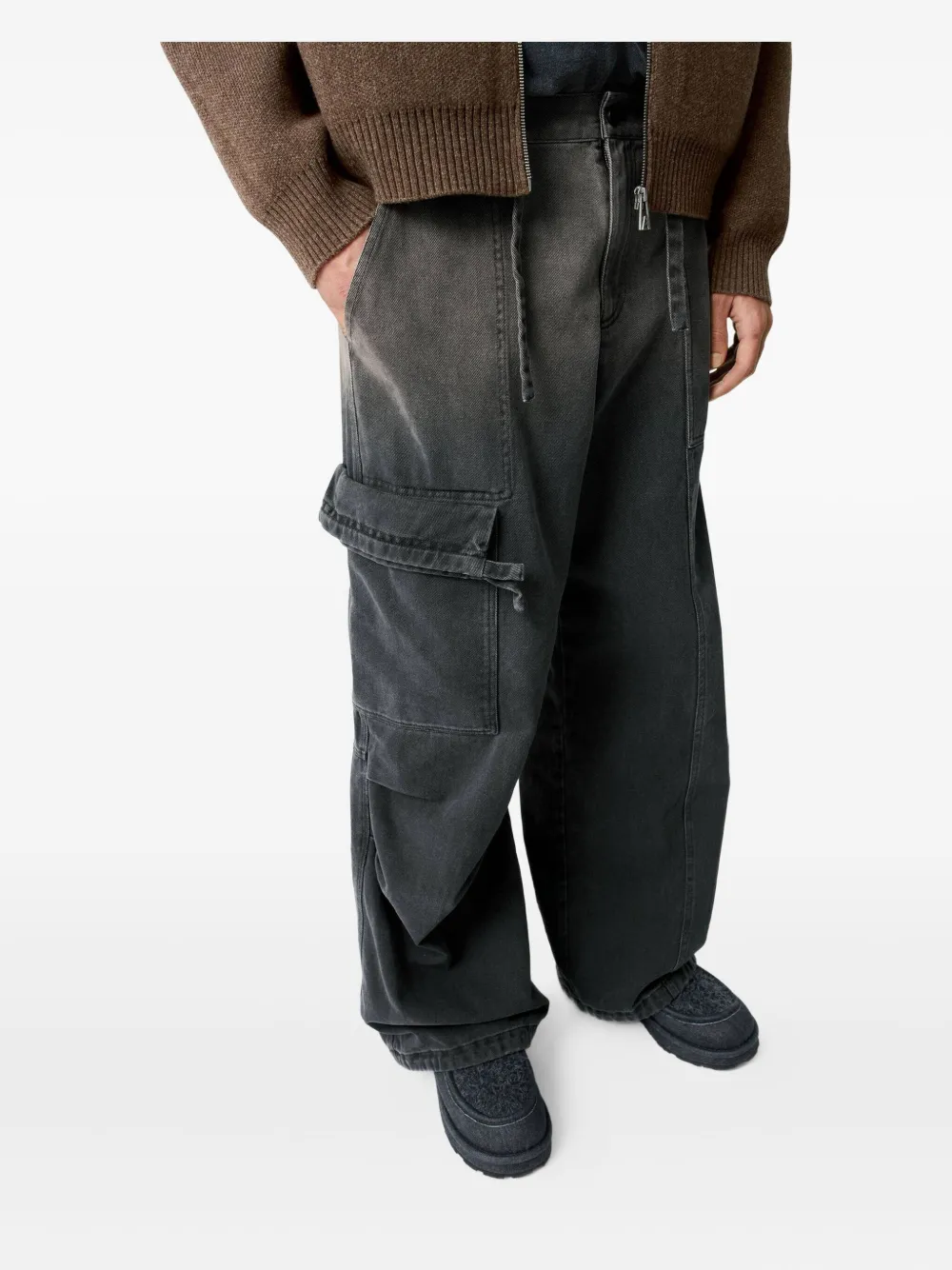 Axel Arigato Cargo broek met trekkoord Grijs