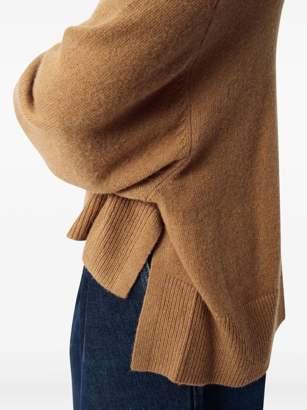 Axel Arigato turtleneck split-hem sweater Bruin