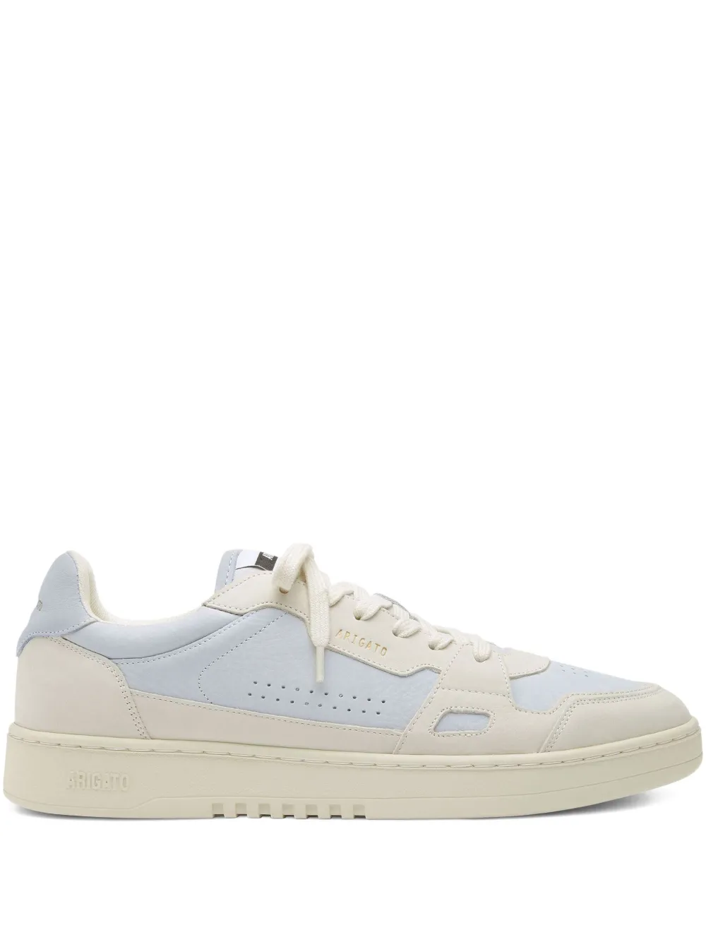 Axel Arigato Dice Lo perforated panelled leather sneakers White