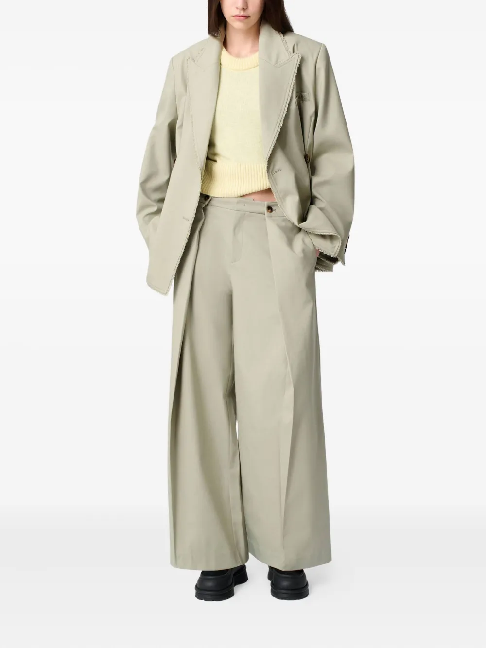 Axel Arigato double-breasted blazer Groen