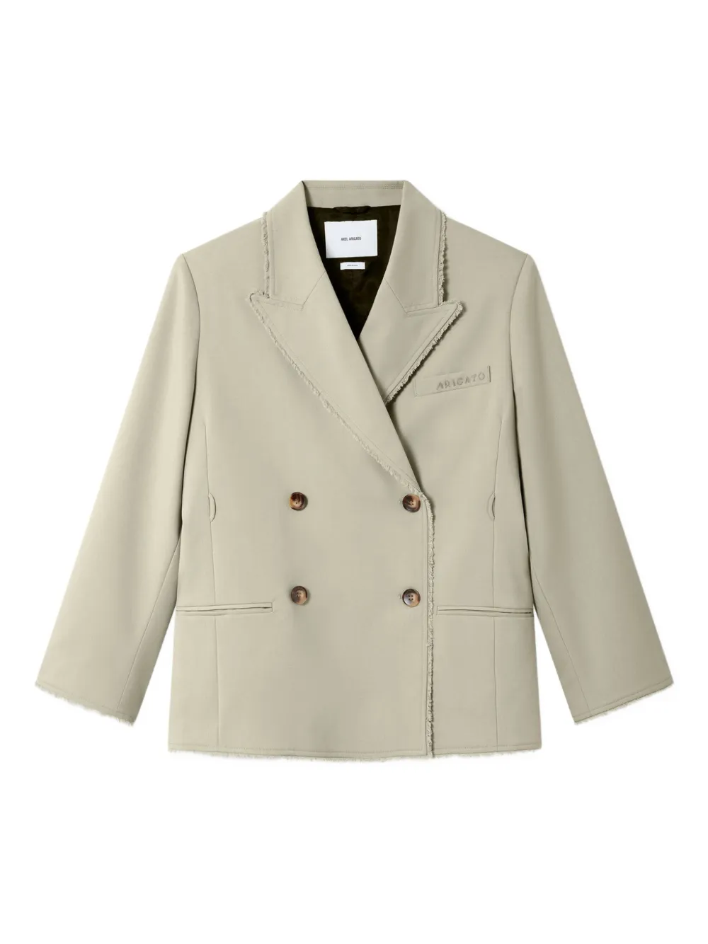Axel Arigato double-breasted blazer Groen