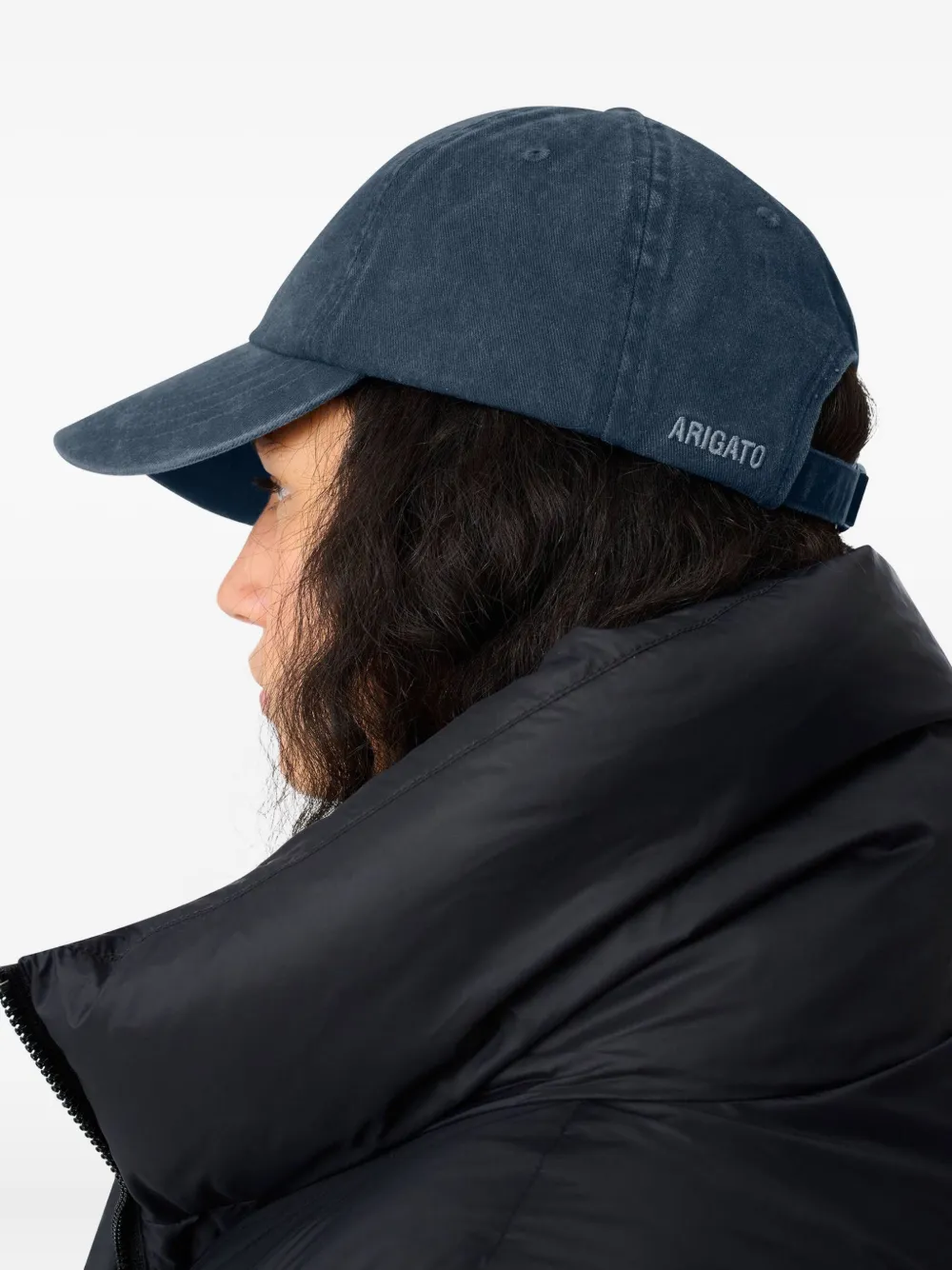 Axel Arigato Bee Bird embroidered cap Blauw