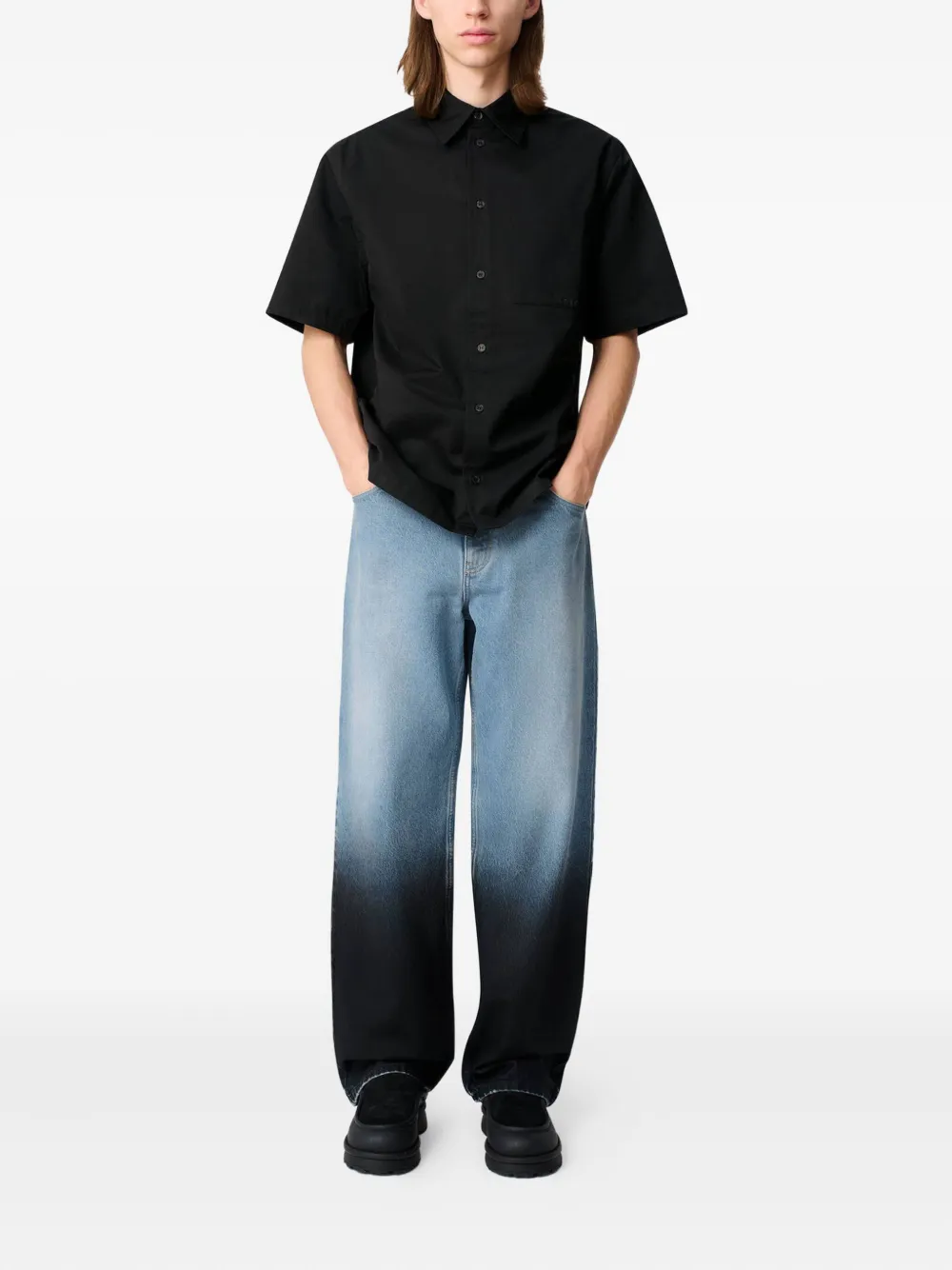 Axel Arigato Dylan shirt Zwart