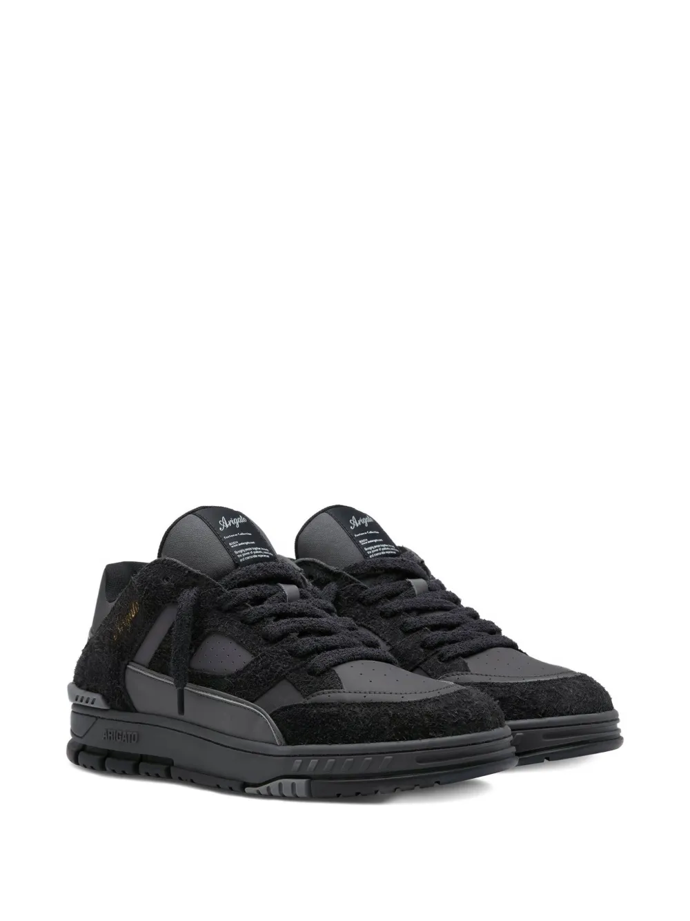 Axel Arigato Area Lo Fluffy Sneakers In Black