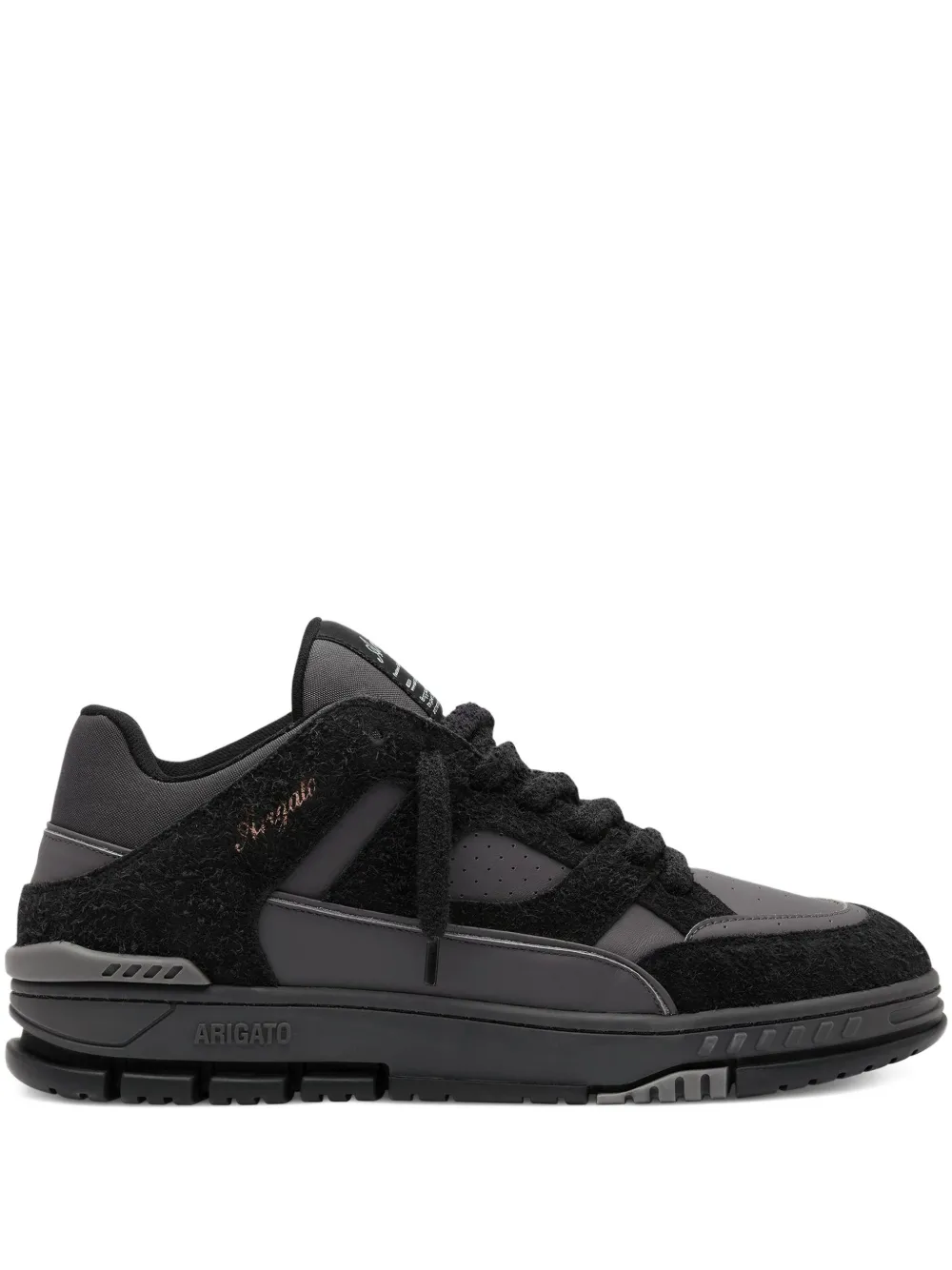 Axel Arigato Area Lo fluffy sneakers Black