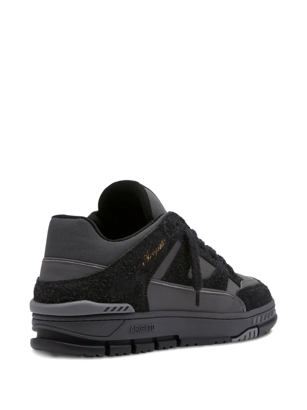 Axel Arigato Area Lo Fluffy Sneakers In Black