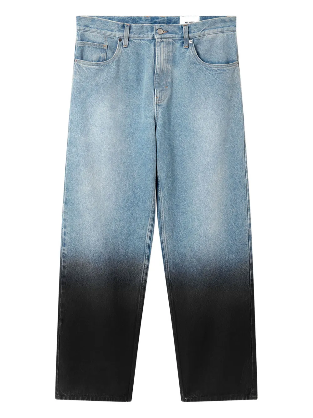 Axel Arigato Zine Coated dip-dye jeans Blauw