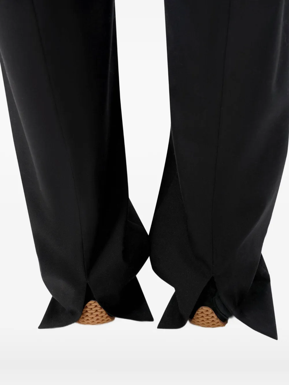 Axel Arigato Vera slit-leg trousers BLACK