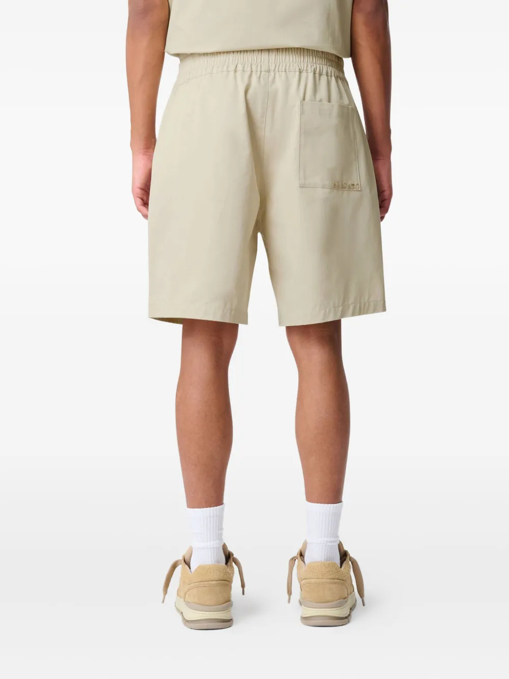 Axel Arigato Nova shorts met elastische zak Beige