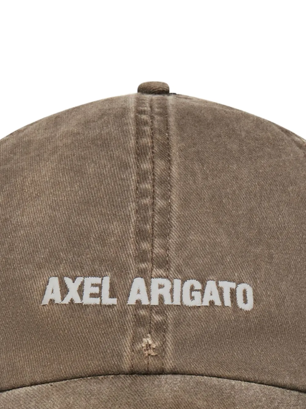 Axel Arigato Honkbalpet met geborduurd logo Bruin