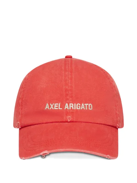 Axel Arigato AA logo-embroidered distressed cap
