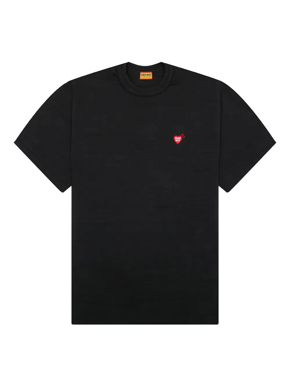 Human Made tiger-print heart-logo T-shirt - ブラック Human Made tiger-print heart-logo T-shirt - ブラック