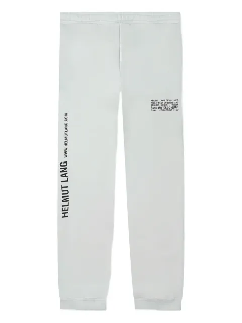 Helmut Lang logo-print joggers