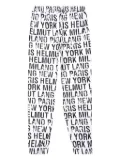 Helmut Lang all-over logo-print track pants - White