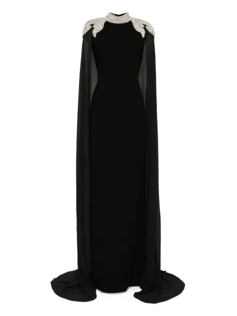 Saiid Kobeisy embellished-crepe kaftan dress