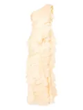 Saiid Kobeisy layered organza dress - Yellow