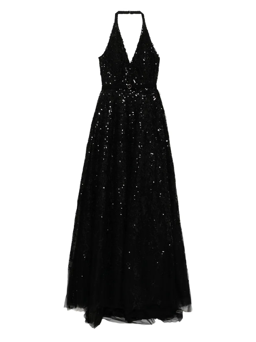 embroidered long dress