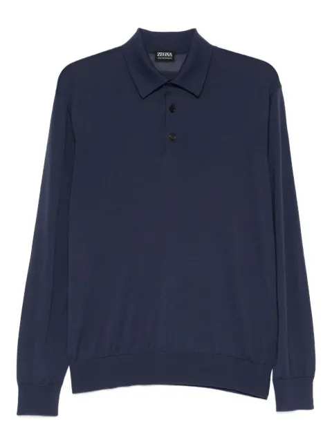 Zegna long-sleeved polo shirt