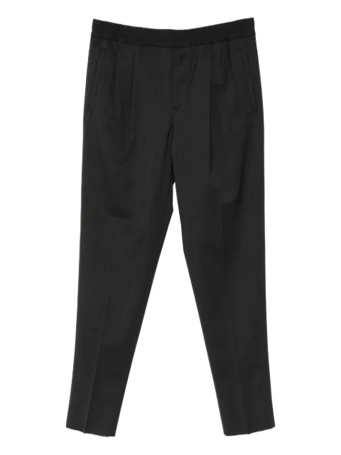 Zegna elasticated-waist tapered trousers